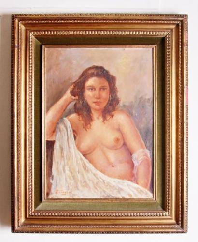 Nude - wood, canvas - 1950