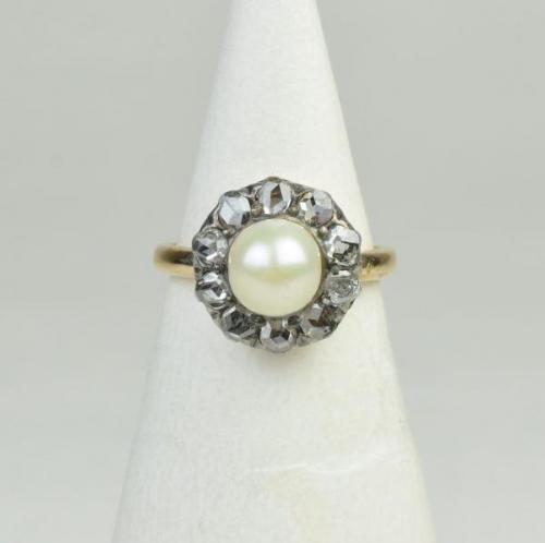 Ladies' Gold Ring - silver, yellow gold - 1930