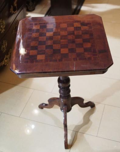 Chess Table - wood - 1890