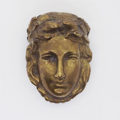 Brass decoration - Head