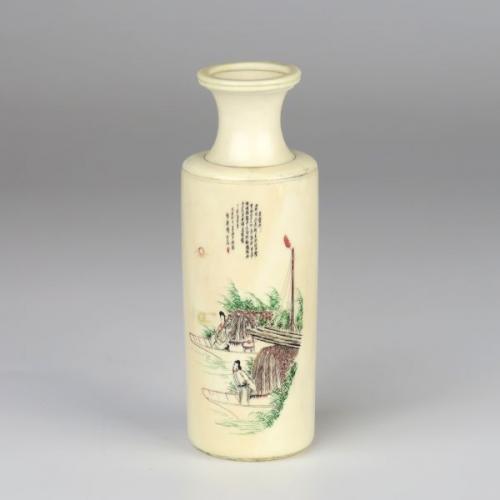 Ivory bottle, China 1930