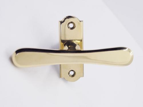 brass window handle, foundry Nosek, Czech Republic