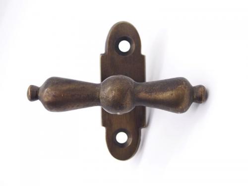 Window handle, patina bronze