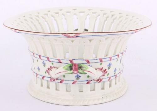 Porcelain Basket - white porcelain - 1810
