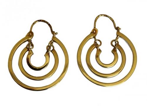 Gold Earrings - gold - 1940