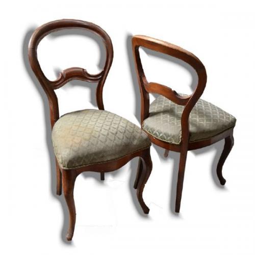 Four Chairs - solid wood - 1910