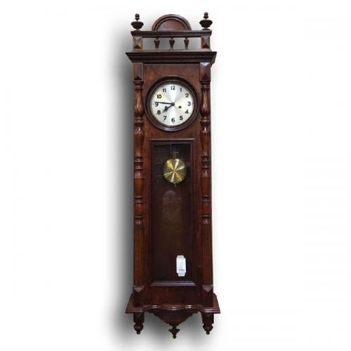Grandfather Clock - walnut wood - 1880