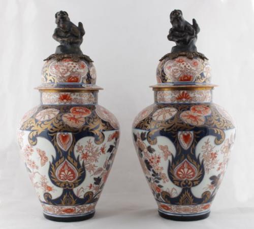 Pair of Porcelain Vases - white porcelain - 1750