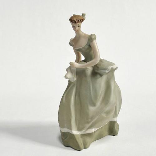 Porcelain Figurine - white porcelain - 1960