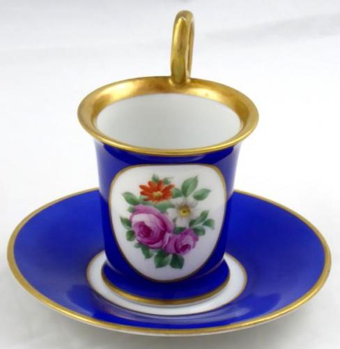 Cup with flowers in medallion - Rosenthal