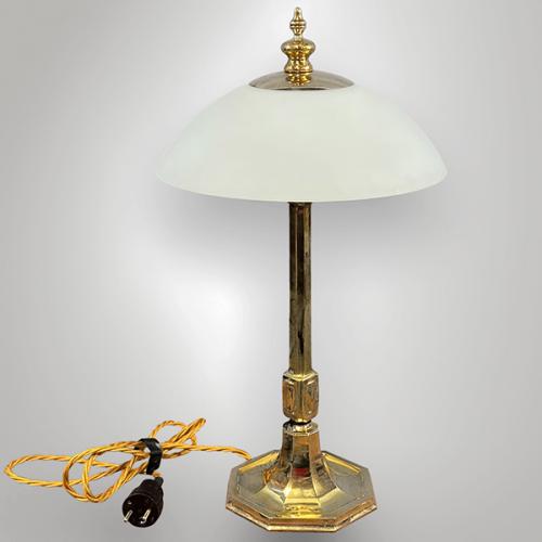 Brass table lamp, 1930