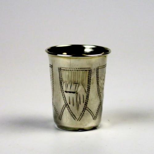 Silver vodka cup, Ag 840/1000/19.25 g