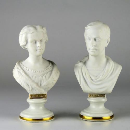 Bust of Franz Josef I. and Sisi, 1854