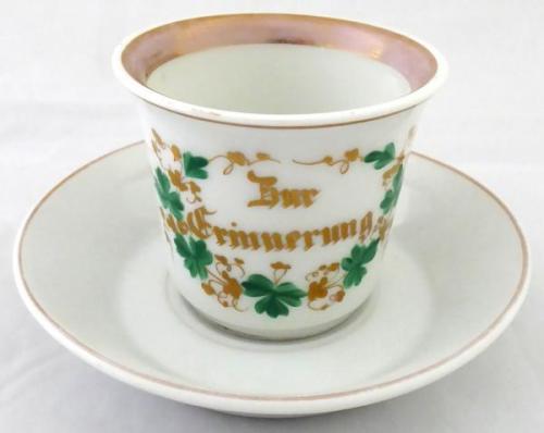 Cup and Saucer - porcelain - 1840