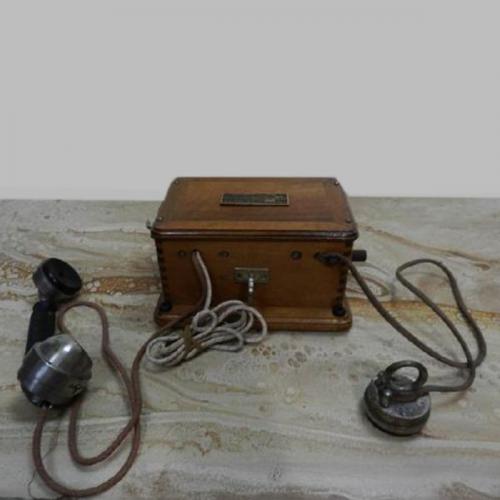 Telephone - wood, metal - 1911