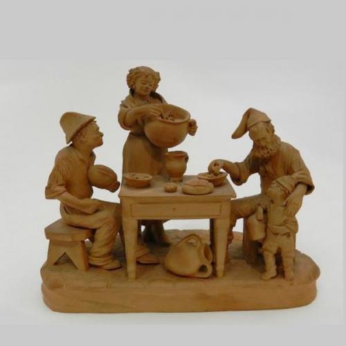 Porcelain Figurine - burnt clay - 1930
