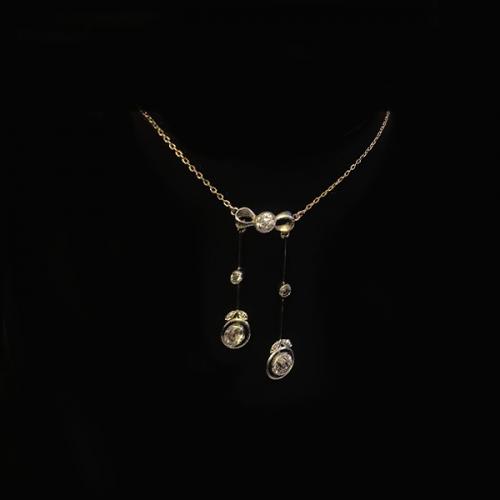 Necklace - Colier, 1.4 carat, brilliants
