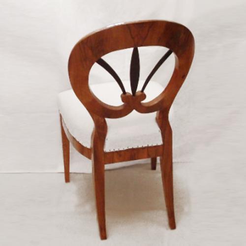 Chairs - walnut veneer - Biedermeier - 1820