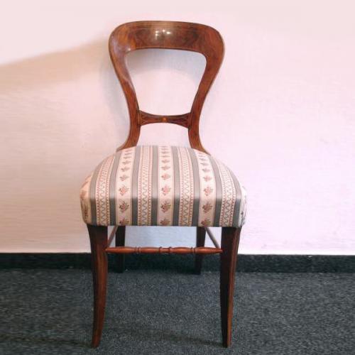 Four Chairs - walnut veneer, cherry veneer - 1830
