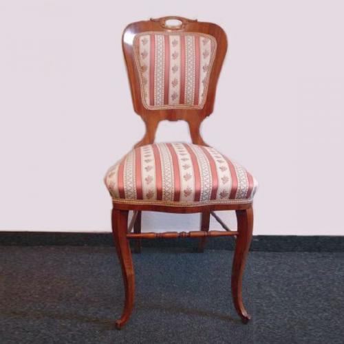 Four Chairs - solid walnut wood - 1860
