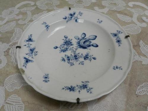 Decorative Plate - porcelain, painted porcelain - 1750