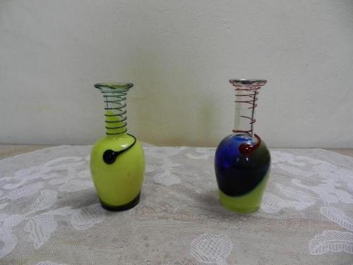 Pair of Vases - glass - 1930