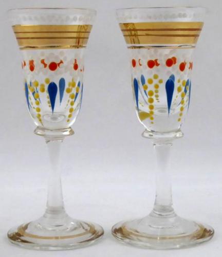 Small Glasses - glass - 1890
