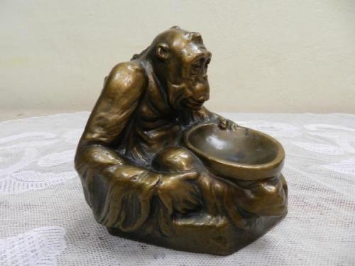 Porcelain Figurine - bronze, terracotta - 1920