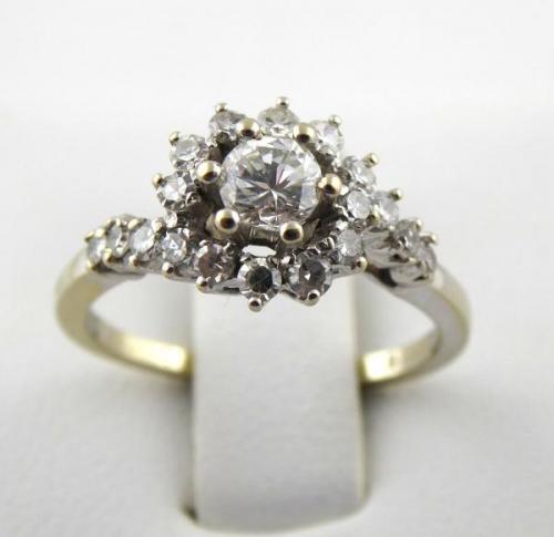 Ring - gold, diamond - 1960
