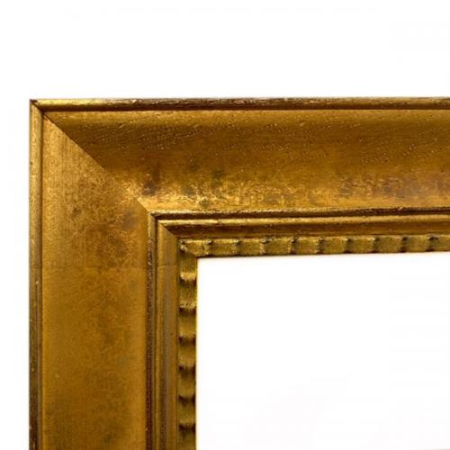 Frame for a large mirror, solid wood, gilded, 1525 x 1230 mm