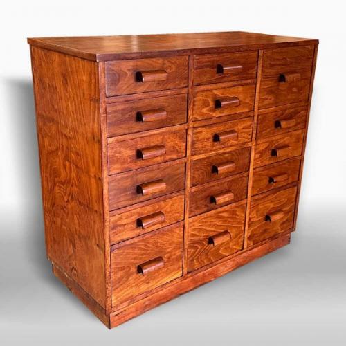 Chest of drawers, solid beech, 1925